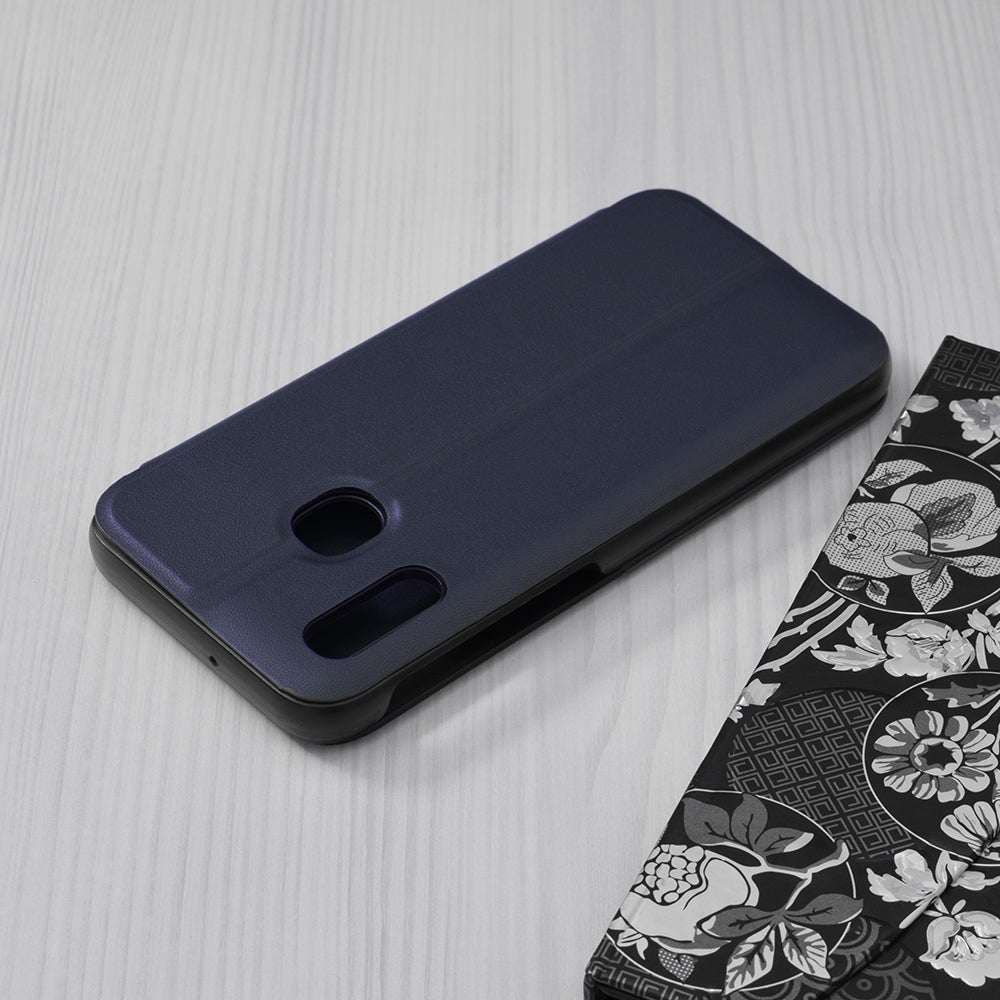 Coque pour Samsung Galaxy A20e A202, Techsuit, eFold, Bleu Foncé