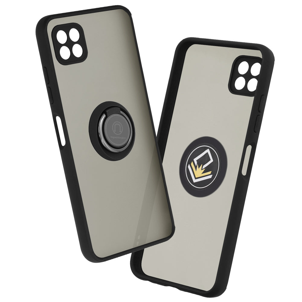 Coque pour Samsung Galaxy A22 5G A226, Techsuit, Glinth, Noire