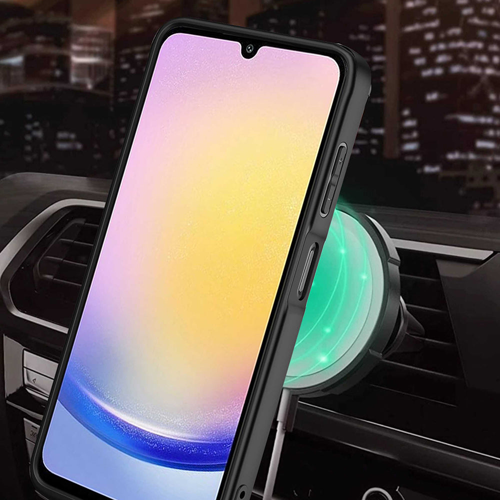 Coque pour Samsung Galaxy A25 A256, Techsuit, RuggedCam, Noire