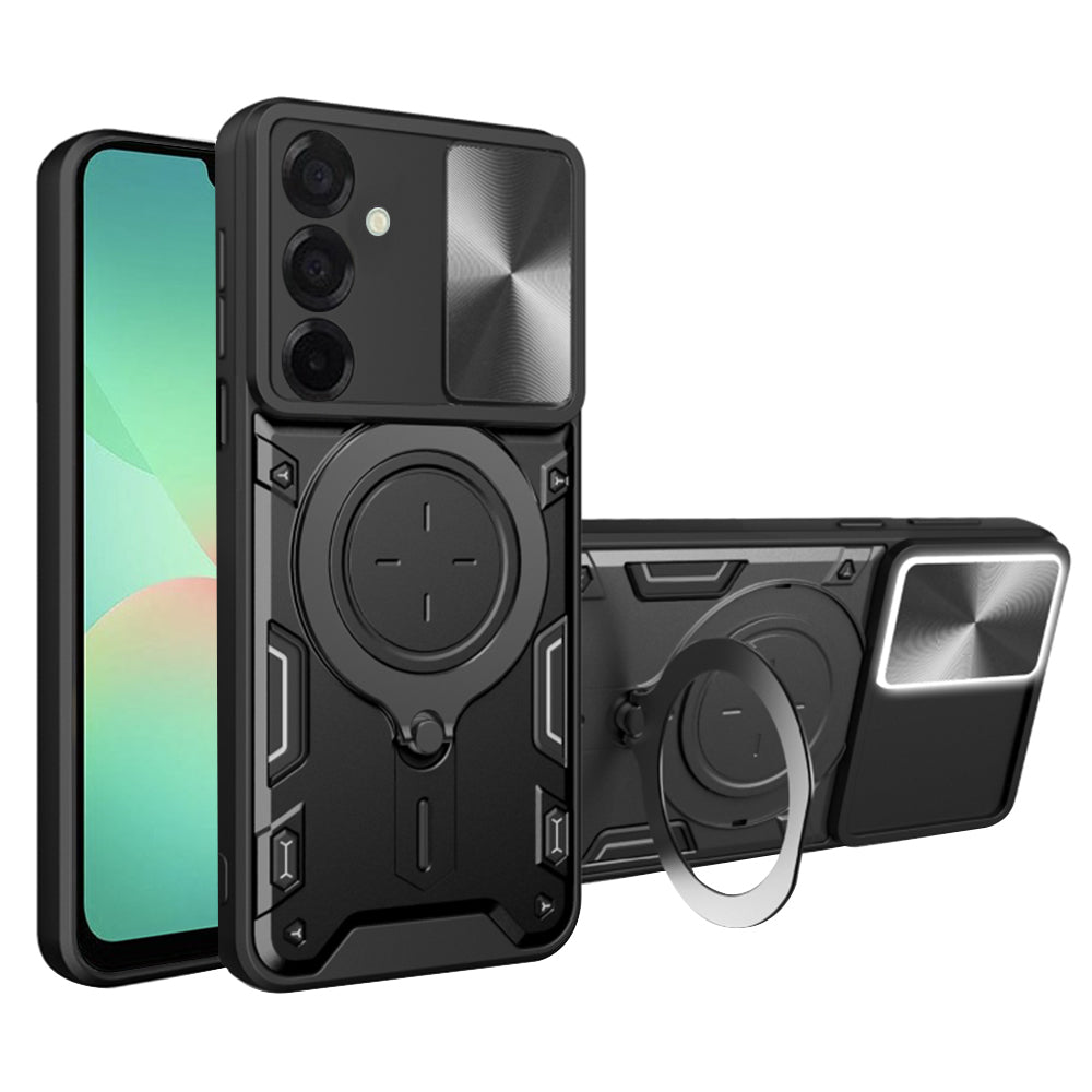 Coque pour Samsung Galaxy A26 A266, Techsuit, CamGuard Pro, Noire