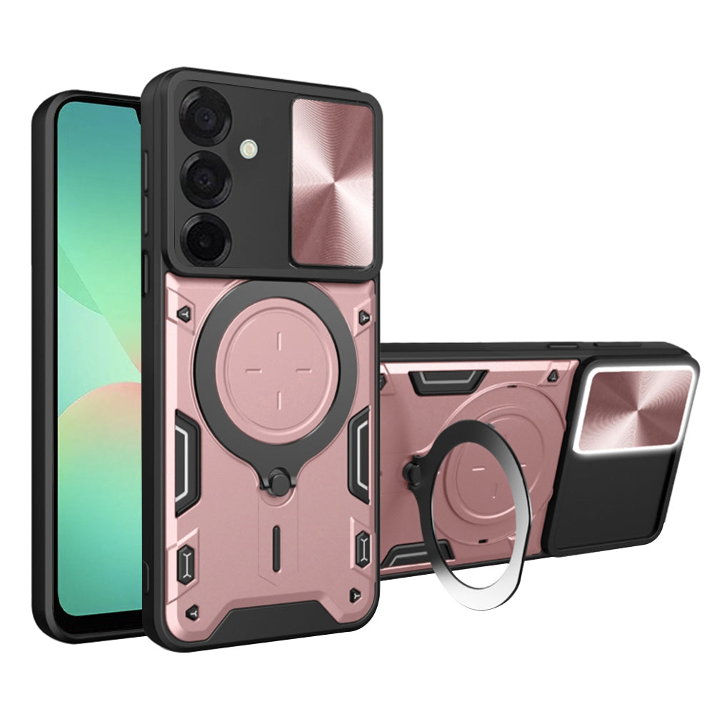 Coque pour Samsung Galaxy A26 A266, Techsuit, CamGuard Pro, Rose Doré