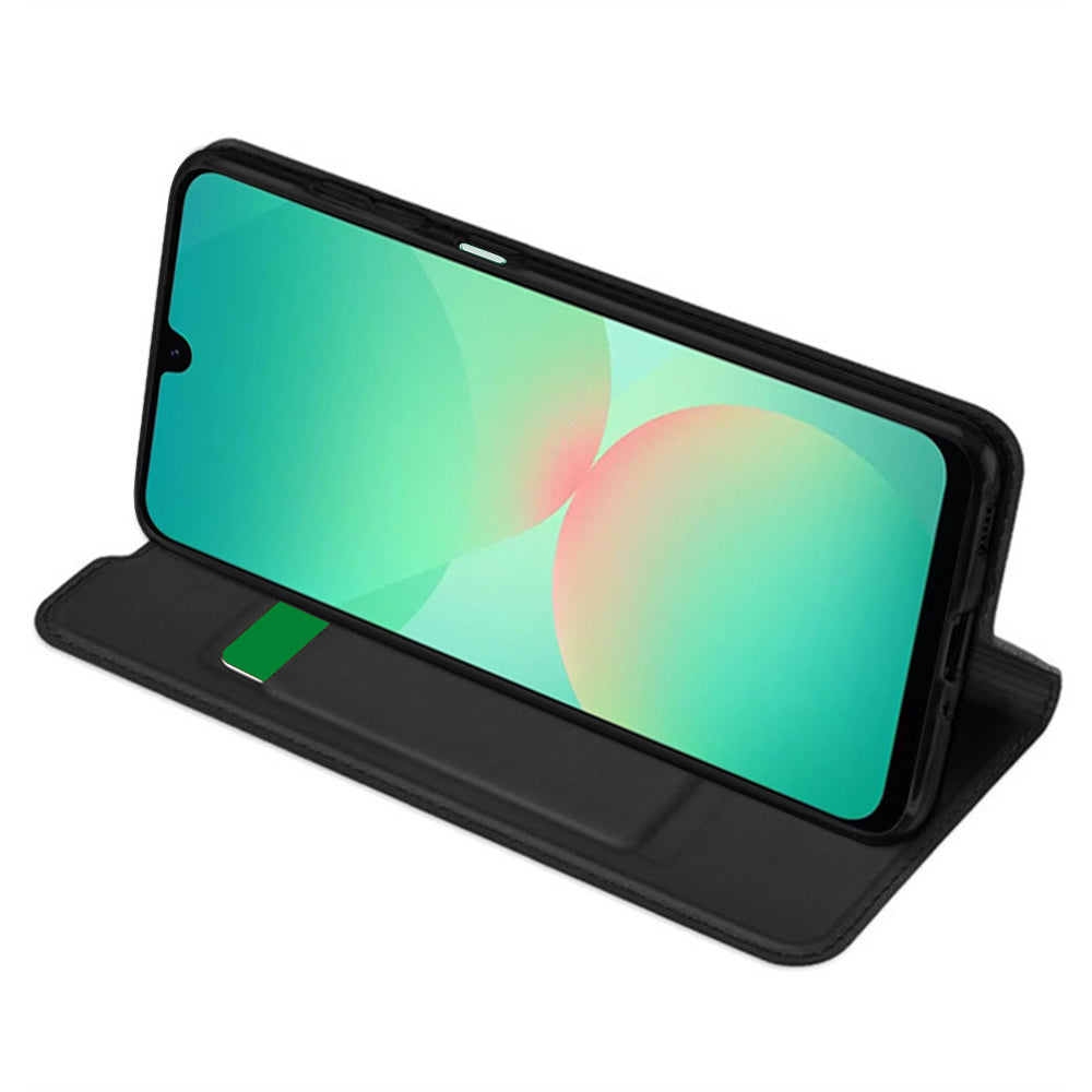 Coque pour Samsung Galaxy A26 A266, Techsuit, Magskin Book, Noire