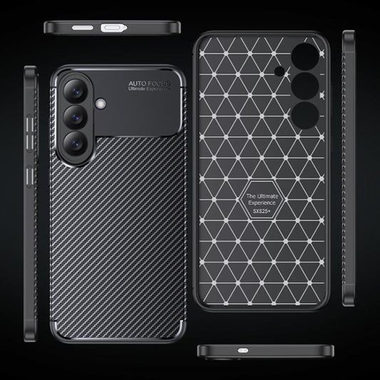 Coque pour Samsung Galaxy A27 5G, Techsuit, Fibre de carbone, Noire