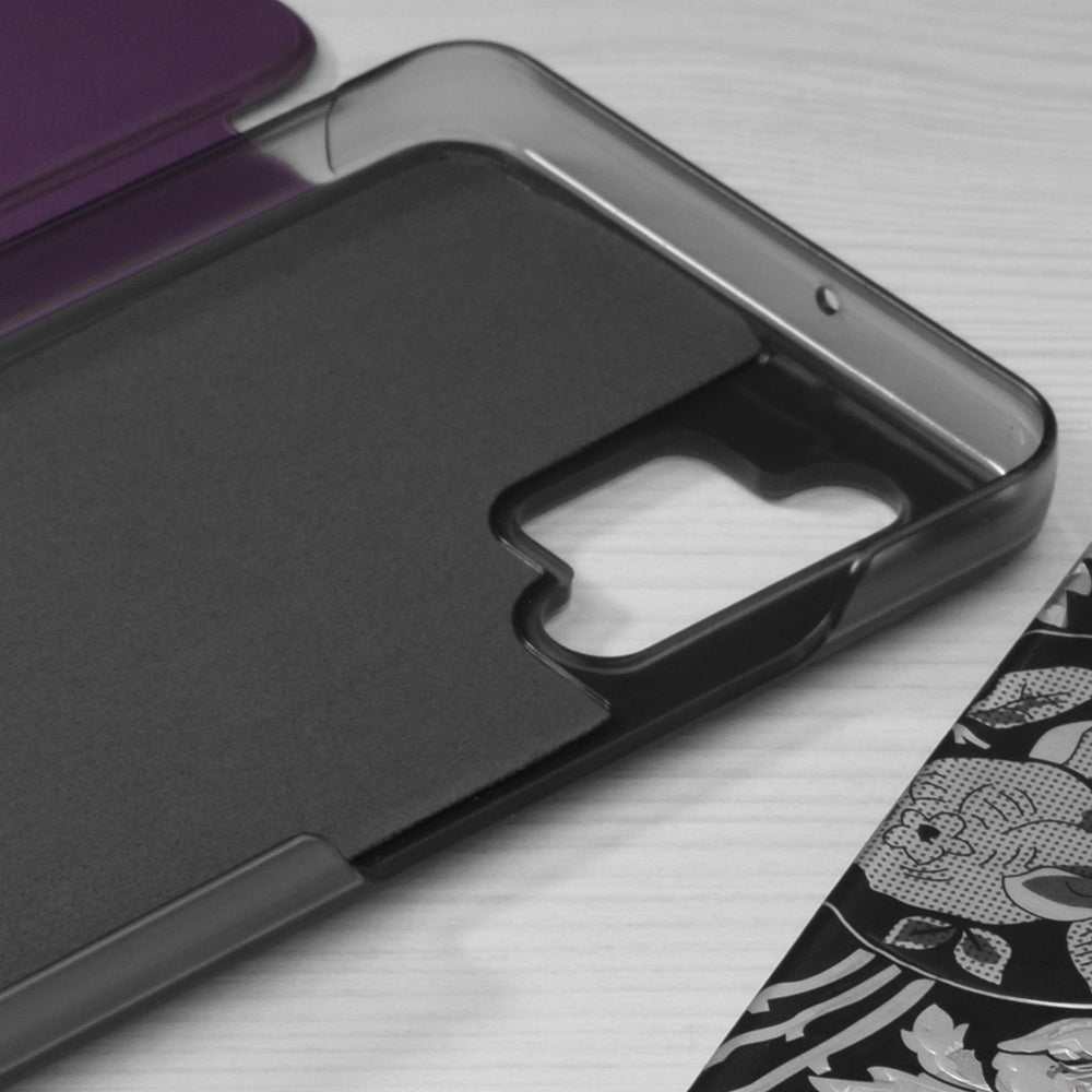 Coque pour Samsung Galaxy A32 A325, Techsuit, eFold, Violet