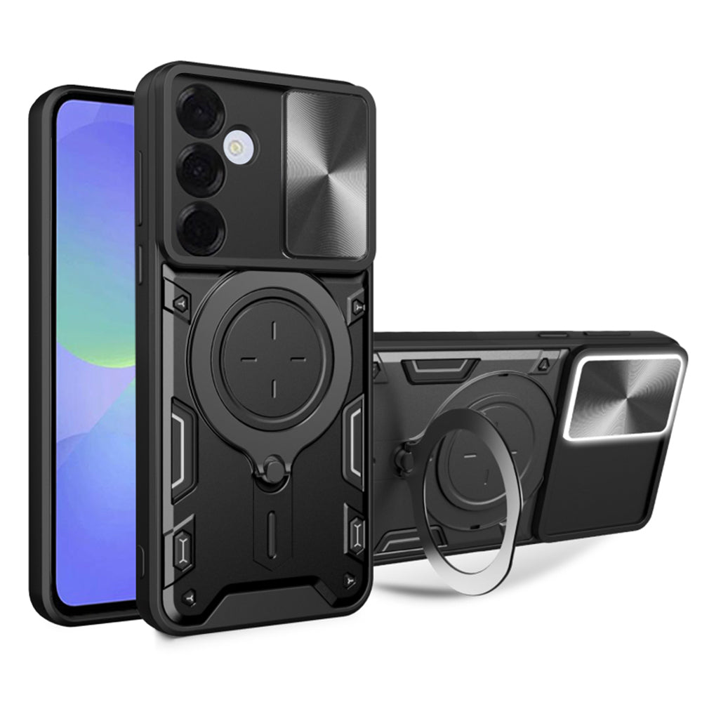 Coque pour Samsung Galaxy A36 A366, Techsuit, CamGuard Pro, Noire