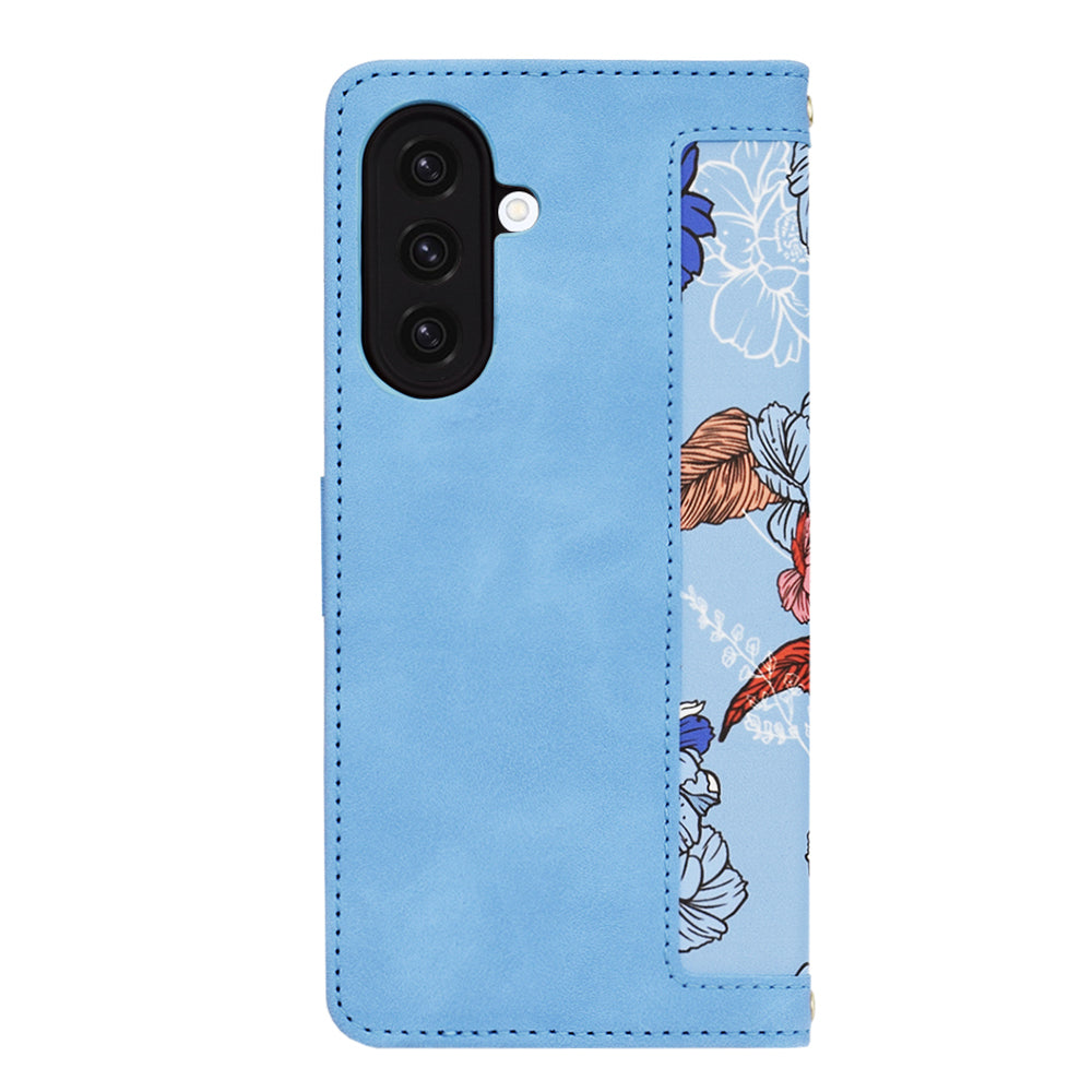 Coque pour Samsung Galaxy A36 A366, Techsuit, FlipCraft, Bleu