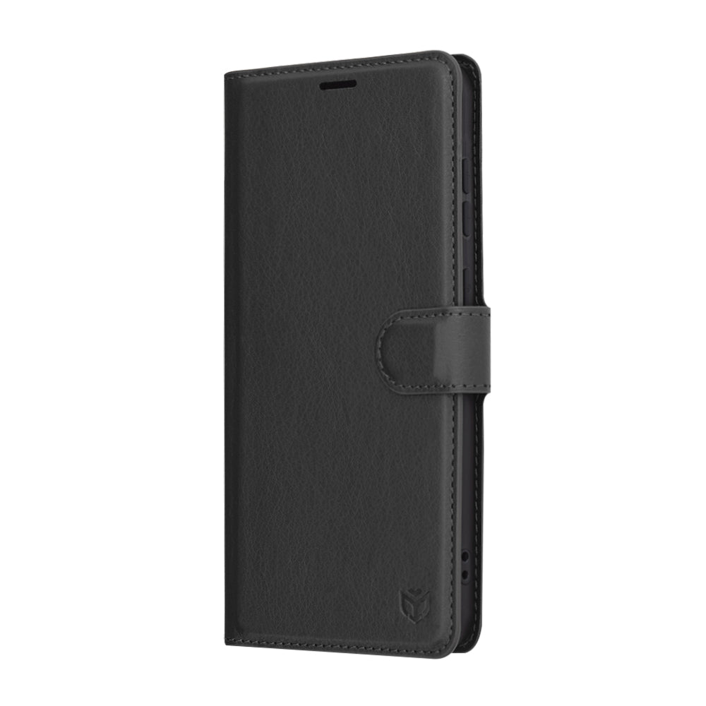 Coque pour Samsung Galaxy A36 A366, Techsuit, Leather Folio, Noire