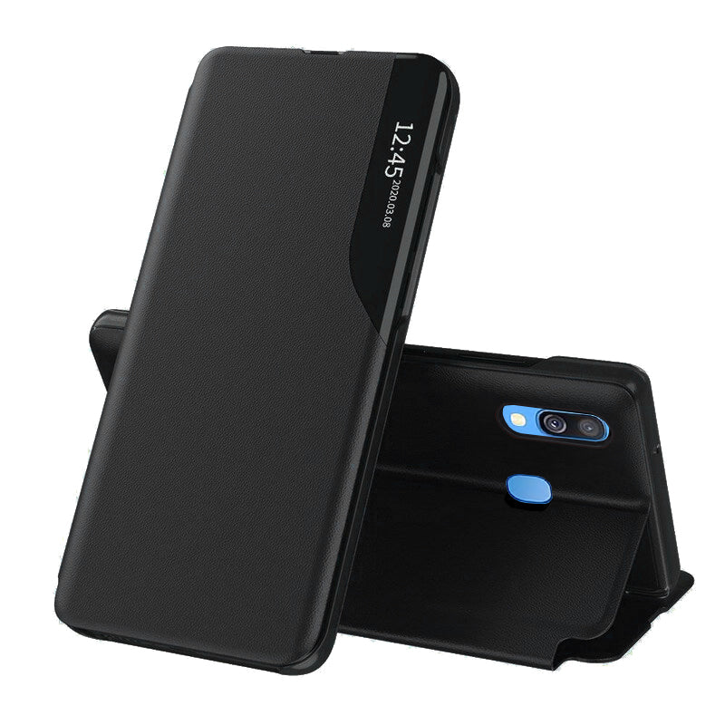 Coque pour Samsung Galaxy A40 A405, Techsuit, eFold, Noire