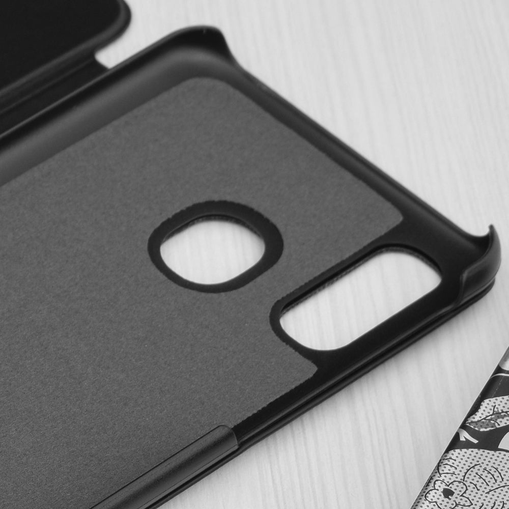 Coque pour Samsung Galaxy A40 A405, Techsuit, eFold, Noire