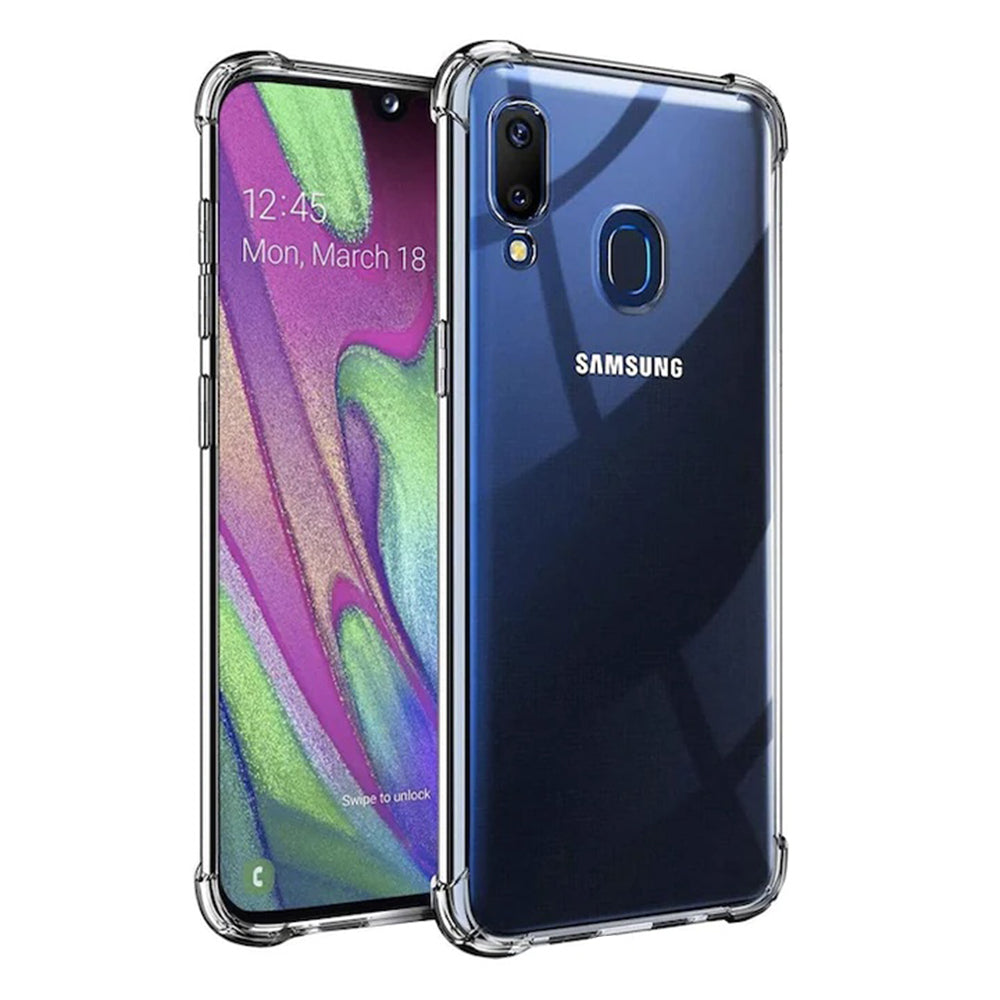 Coque pour Samsung Galaxy A40 A405, Techsuit, Anti-choc Claire, Transparente