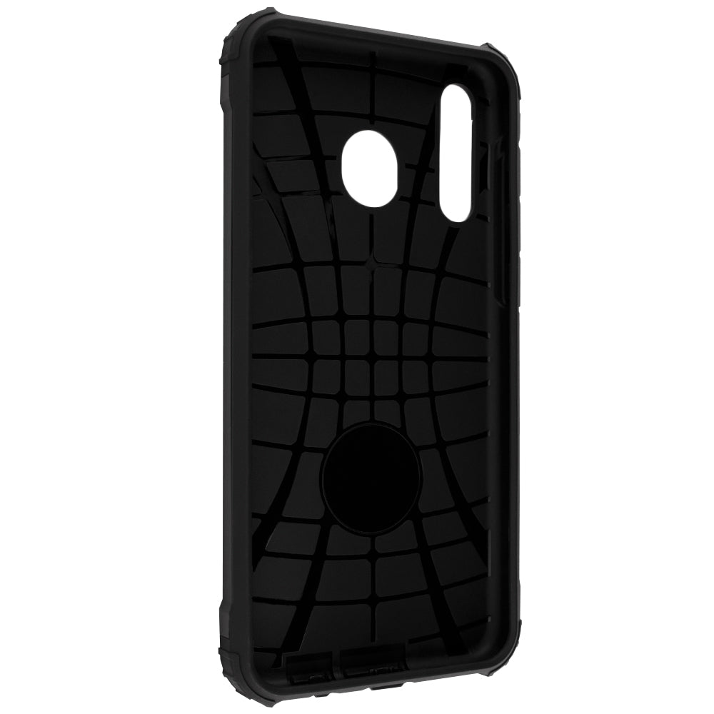 Coque pour Samsung Galaxy A50s A507 / A30s A307 / A50 A505, Techsuit, Hybrid Armor, Noire