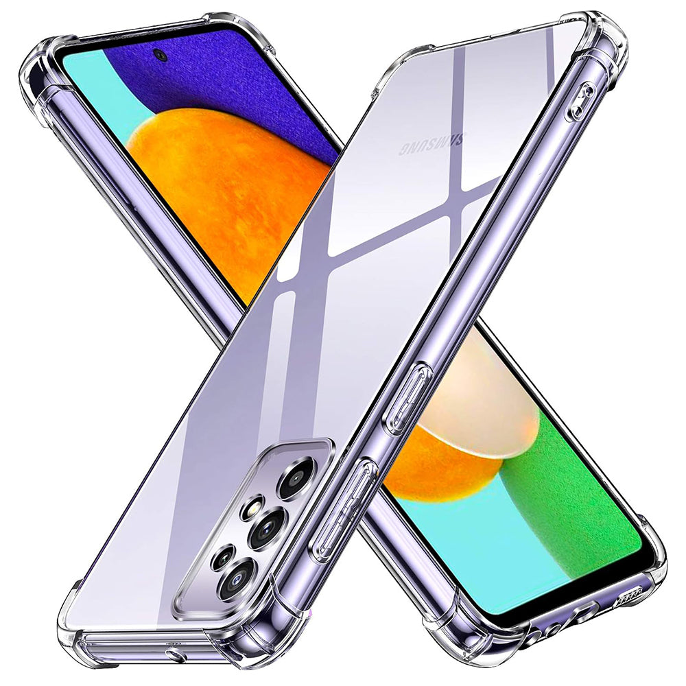 Coque pour Samsung Galaxy A52s 5G A528 / A52 5G A526 / A52 A525, Techsuit, Antichoc Claire, Transparente