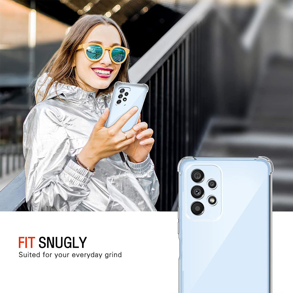 Coque pour Samsung Galaxy A53 5G A536, Techsuit, Anti-choc Claire, Transparente