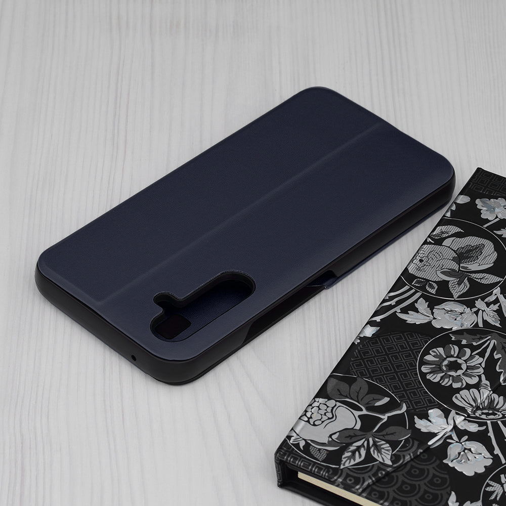 Coque pour Samsung Galaxy A54 A546, Techsuit, eFold, Bleu Foncé