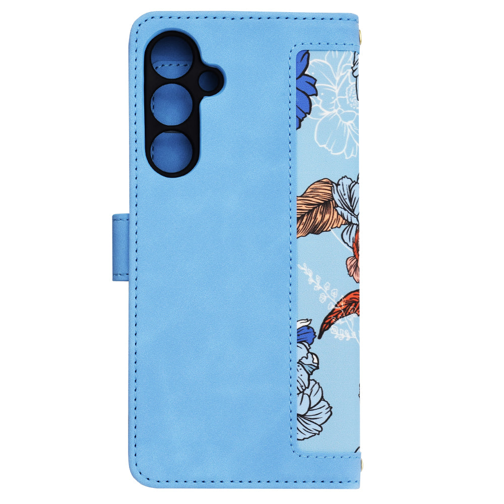 Coque pour Samsung Galaxy A55 5G A556, Techsuit, FlipCraft, Bleu