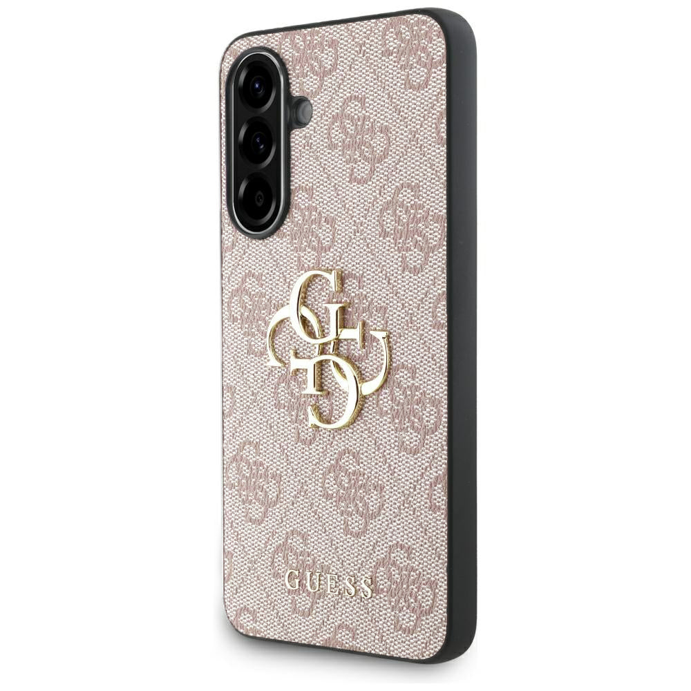 Étui pour Samsung Galaxy A56 A566, Guess, 4G Big Logo, Rose