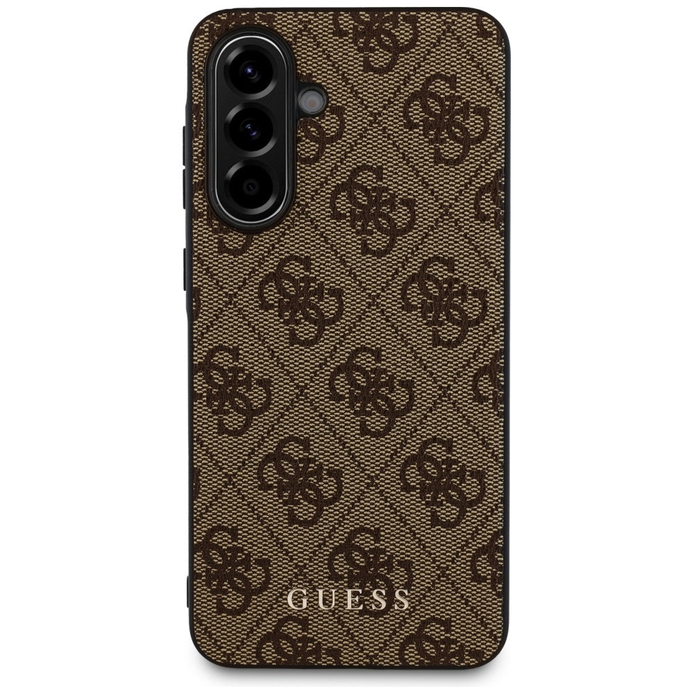 Étui pour Samsung Galaxy A56 A566, Guess, 4G Classic, Marron
