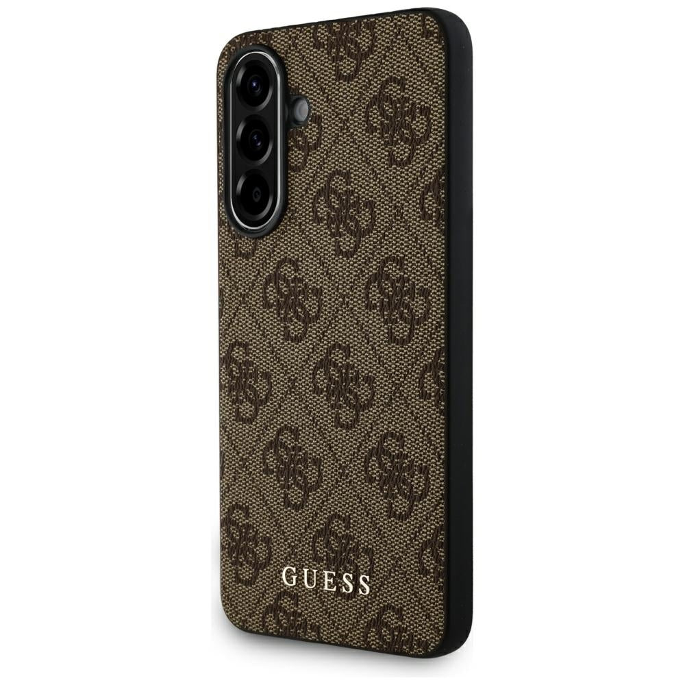 Étui pour Samsung Galaxy A56 A566, Guess, 4G Classic, Marron