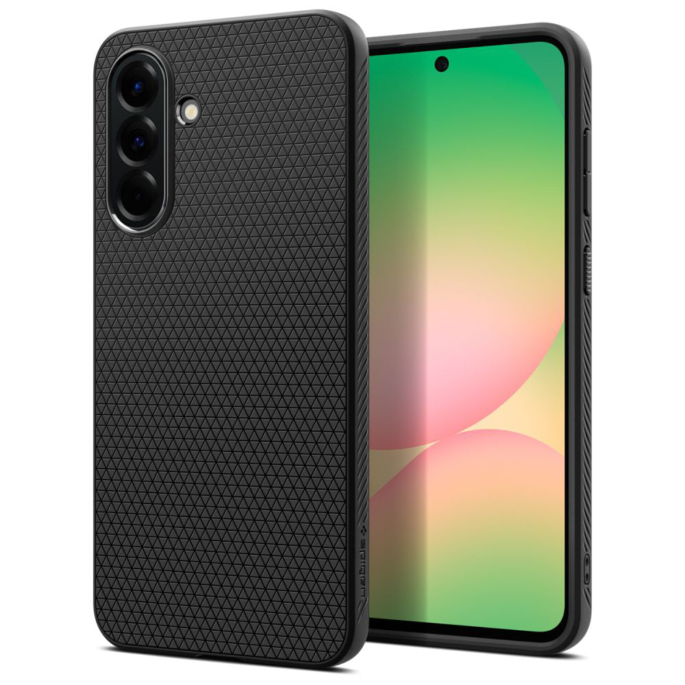 Étui pour Samsung Galaxy A56 A566, Spigen, Liquid Air, Noir Mat ACS09291
