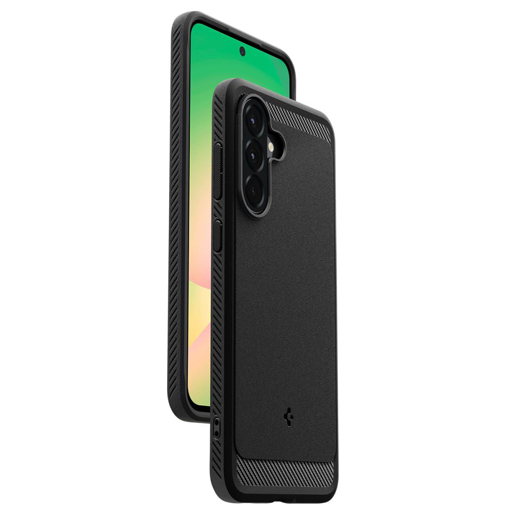 Étui pour Samsung Galaxy A56 A566, Spigen, Rugged Armor, Noir ACS09225
