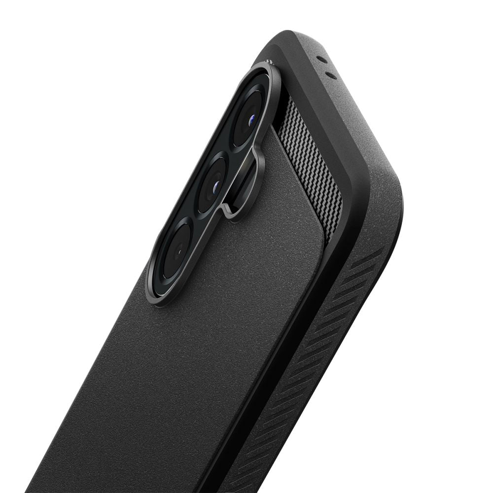 Étui pour Samsung Galaxy A56 A566, Spigen, Rugged Armor, Noir ACS09225