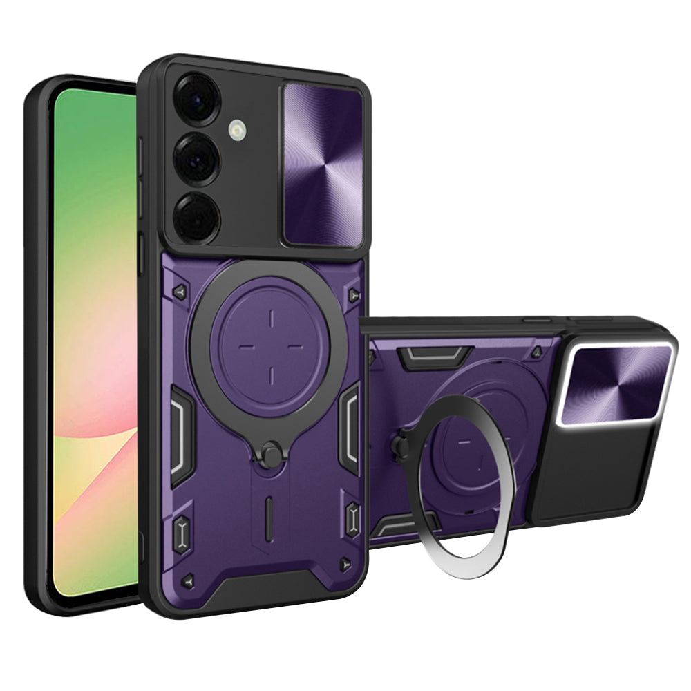 Coque pour Samsung Galaxy A56 A566, Techsuit, CamGuard Pro, Violet