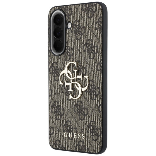 Case for Samsung Galaxy A57 5G, Guess, 4G Big Logo, Brown