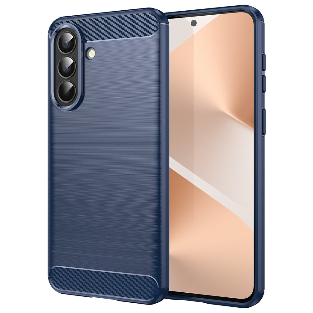 Étui pour Samsung Galaxy A57 5G, Techsuit, Carbone, Bleu