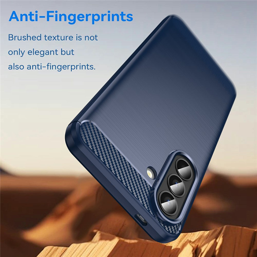 Étui pour Samsung Galaxy A57 5G, Techsuit, Carbone, Bleu
