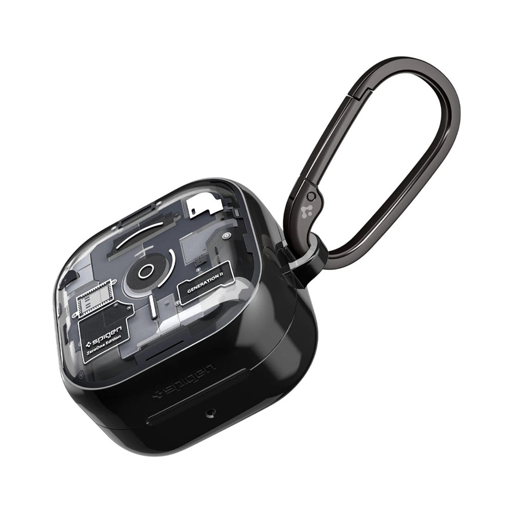 Coque pour Samsung Galaxy Buds4 / Buds4 Pro, Spigen, Ultra Hybrid, Noire ACS11201