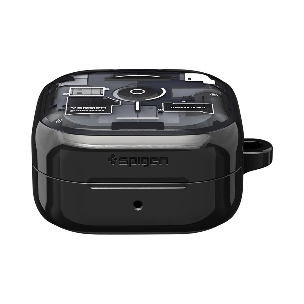 Coque pour Samsung Galaxy Buds4 / Buds4 Pro, Spigen, Ultra Hybrid, Noire ACS11201