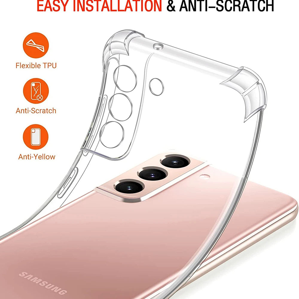 Coque pour Samsung Galaxy Note 10+ 5G N976 / Note 10+ N975, Techsuit, Antichoc Claire, Transparente