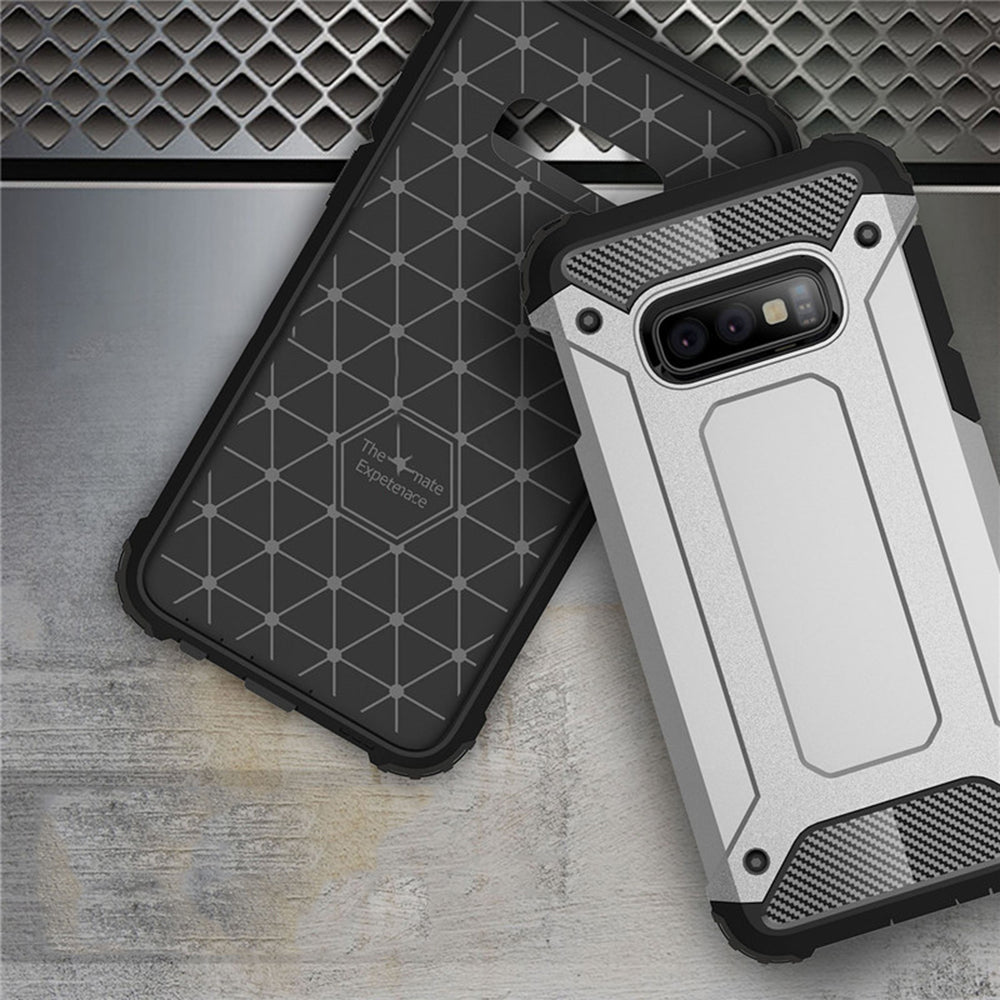 Coque pour Samsung Galaxy S10e G970, Techsuit, Hybrid Armor, Noire