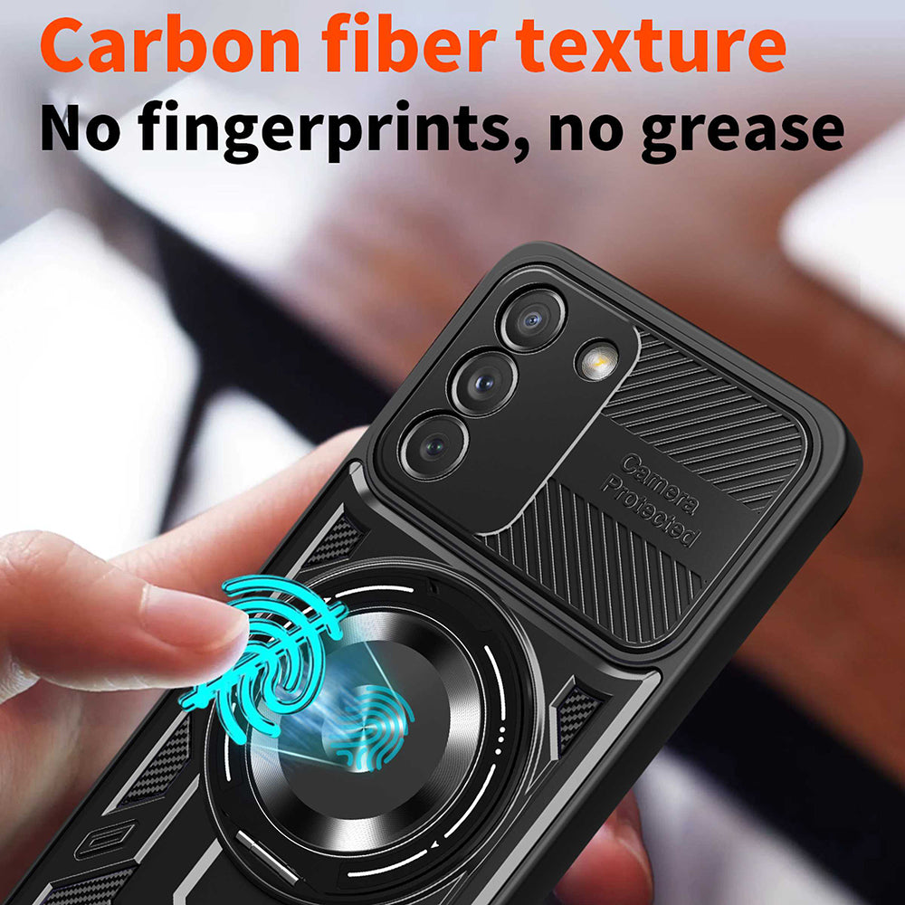 Coque pour Samsung Galaxy S21 FE 5G G990, Techsuit, RuggedCam, Bleue