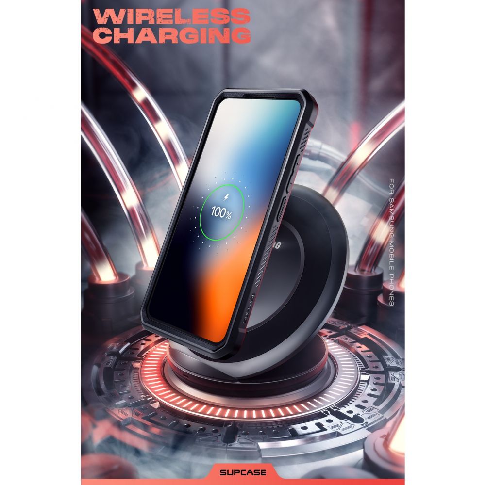 Étui pour Samsung Galaxy S22+ 5G S906, Supcase, Unicorn Beetle Pro, Noir