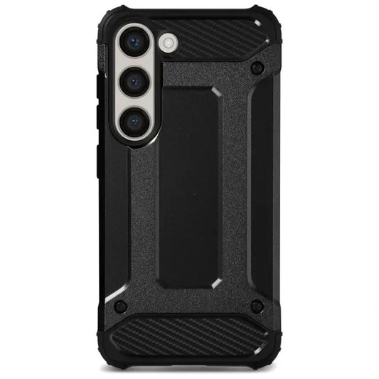 Coque pour Samsung Galaxy S23+ S916, Techsuit, Hybrid Armor, Noire