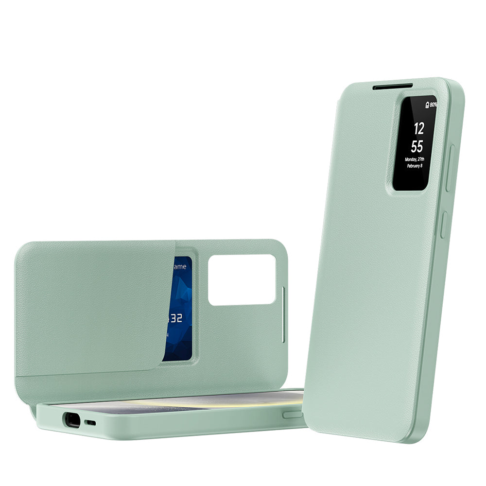 Coque pour Samsung Galaxy S23+ S916, Techsuit, SmartView, Vert