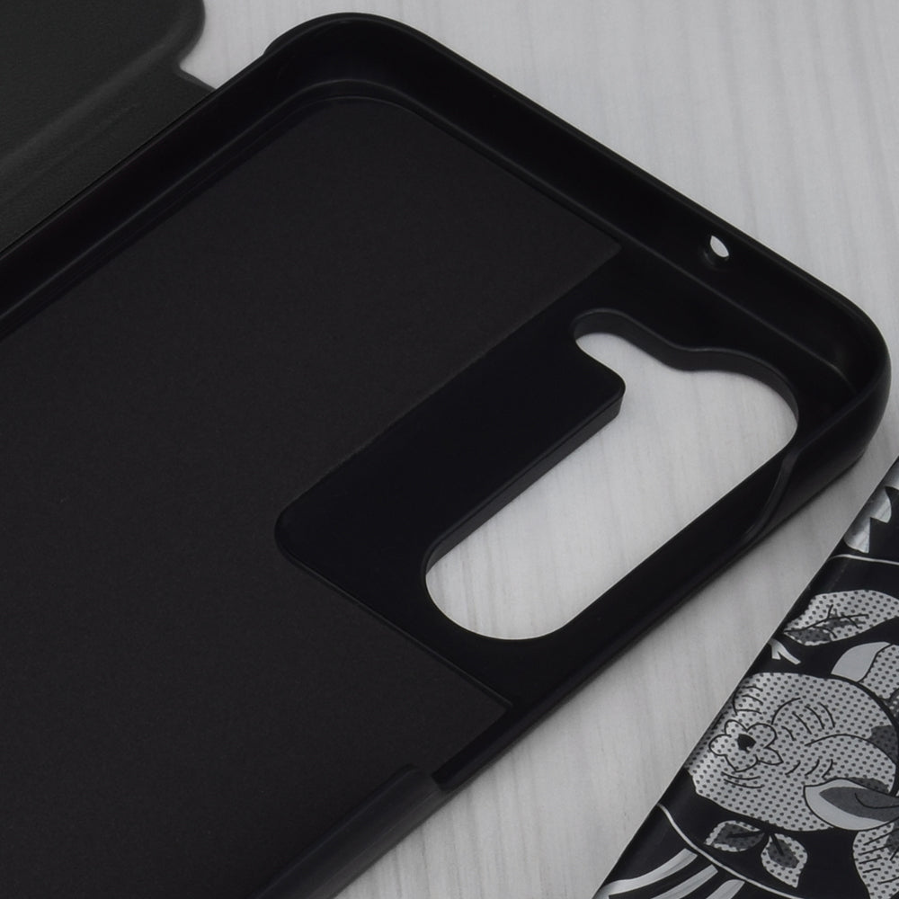 Coque pour Samsung Galaxy S23 S911, Techsuit, eFold, Noire