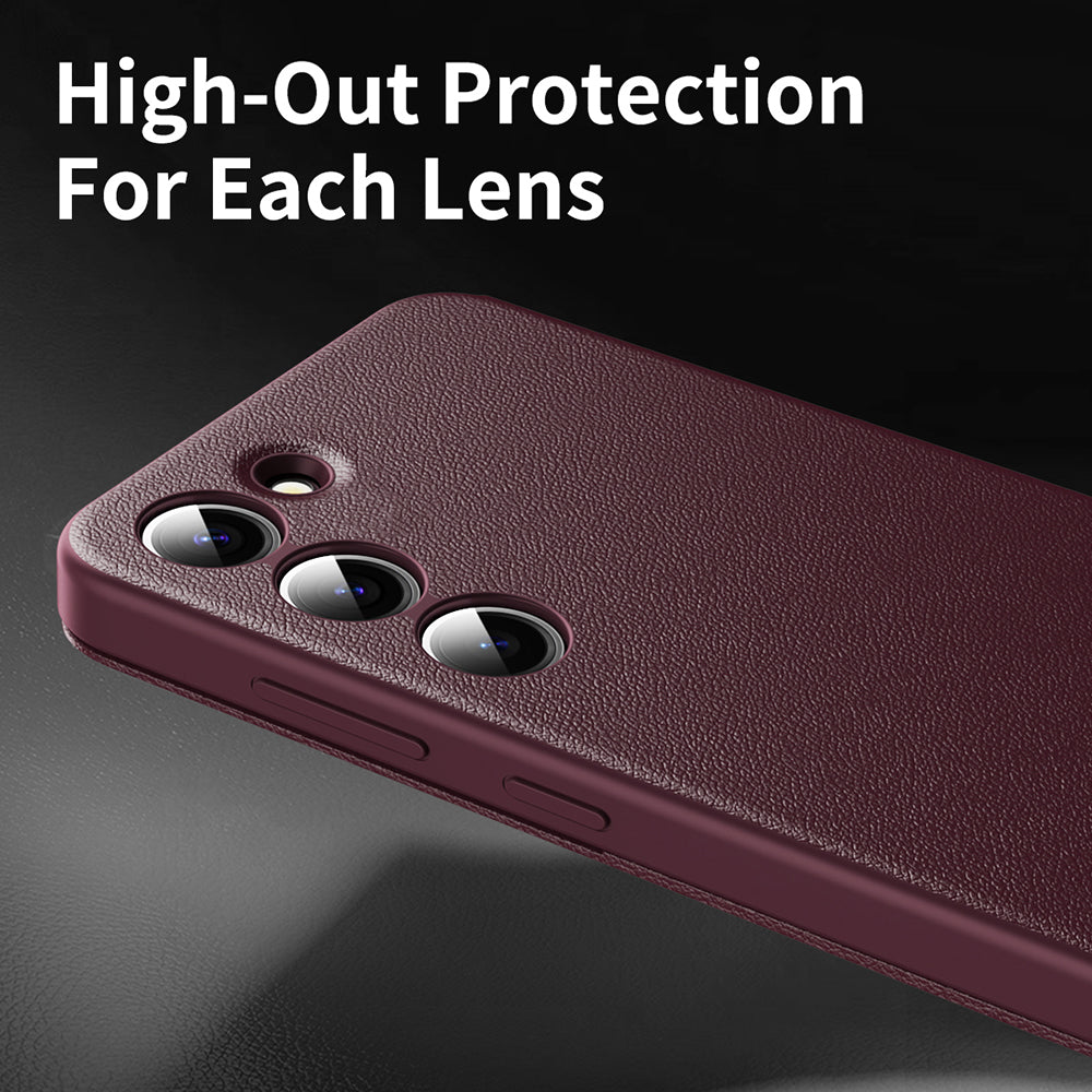 Coque pour Samsung Galaxy S23 S911, Techsuit, SmartView, Rouge