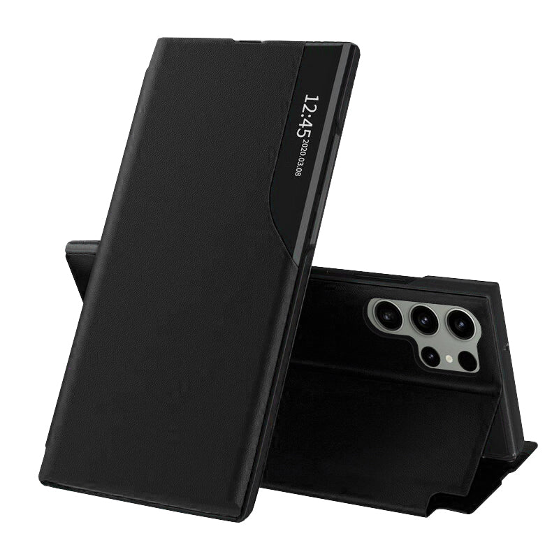 Coque pour Samsung Galaxy S23 Ultra S918, Techsuit, eFold, Noire
