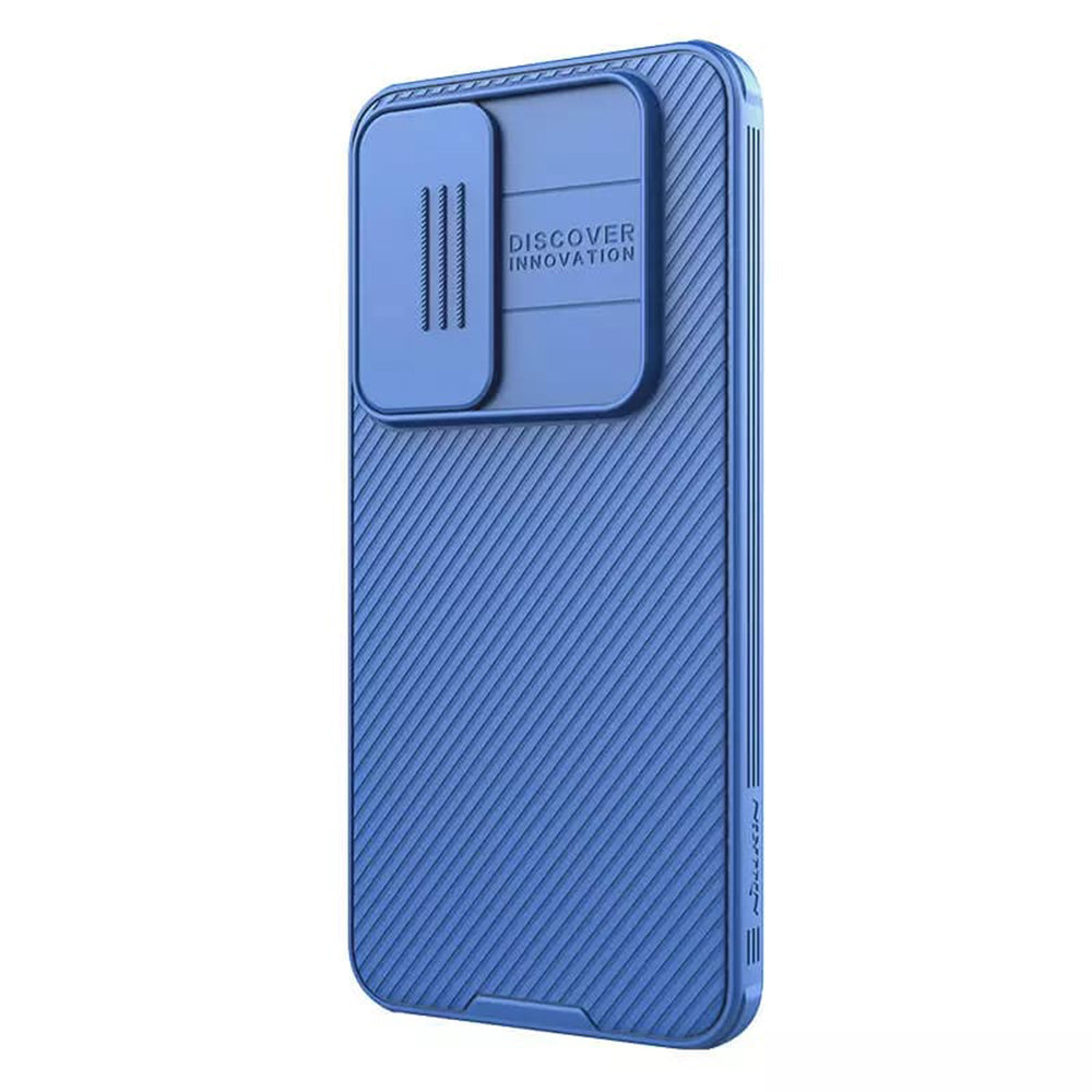 Étui pour Samsung Galaxy S24 FE S721, Nillkin, CamShield Pro, Bleu