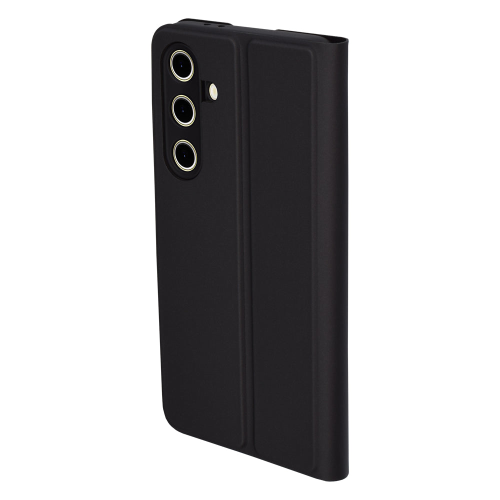 Coque pour Samsung Galaxy S24 FE S721, Techsuit, Magskin Book, Noire