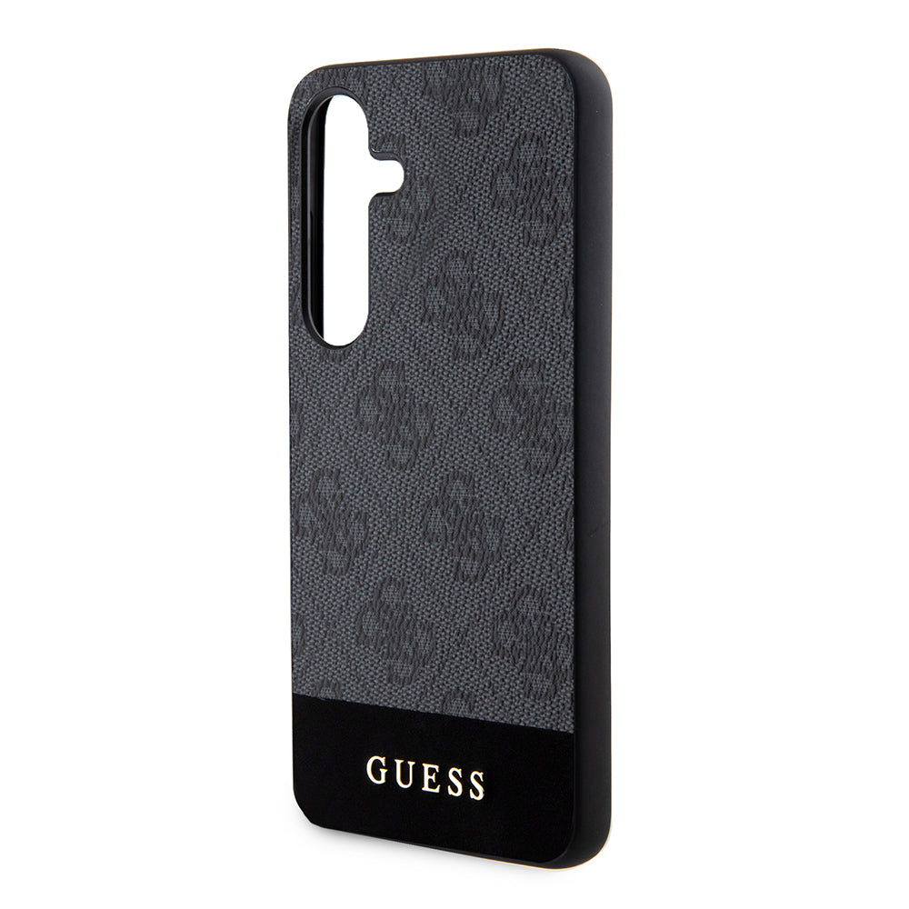 Hülle für Samsung Galaxy S24+ S926, Guess, 4G Stripe, Schwarz