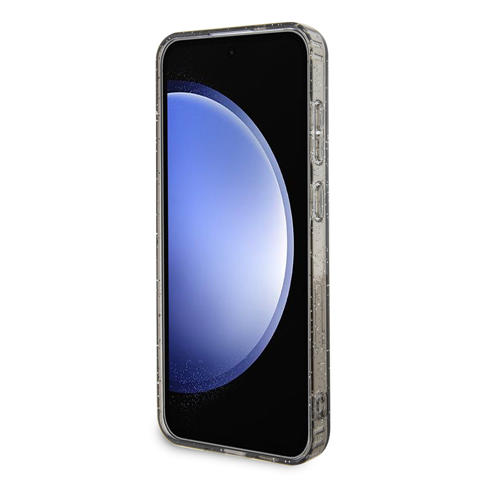 Étui pour Samsung Galaxy S24+ S926, Karl Lagerfeld, Glitter Karl & Choupette, Bleu