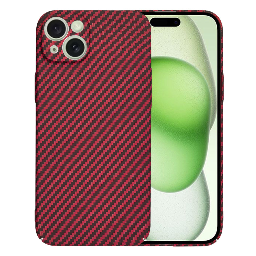 Coque pour Samsung Galaxy S24+ S926, Techsuit, Carbonite FiberShell, Rouge
