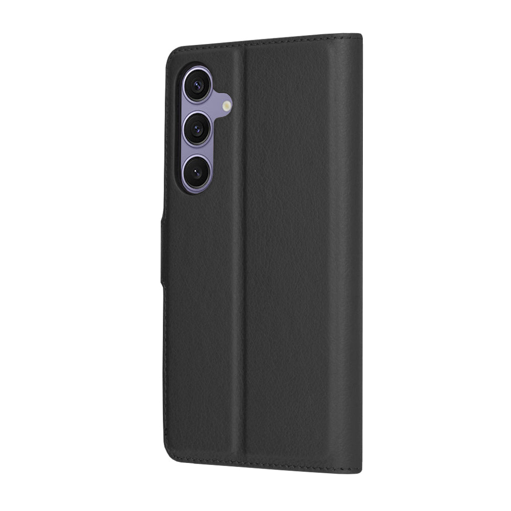 Coque pour Samsung Galaxy S24+ S926, Techsuit, Leather Folio, Noire