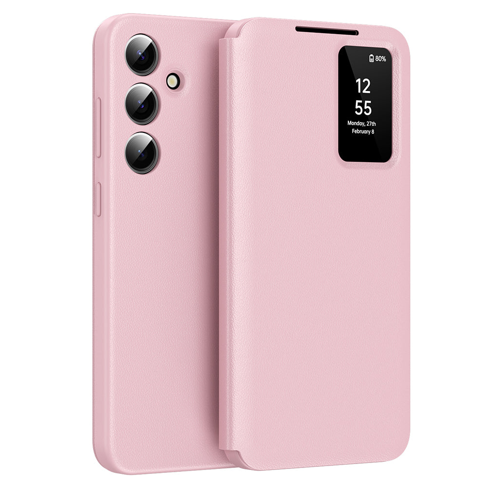 Coque pour Samsung Galaxy S24+ S926, Techsuit, SmartView, Rose