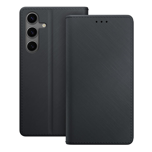 Hülle für Samsung Galaxy S24 S921, 3MK, Wallet, Schwarz