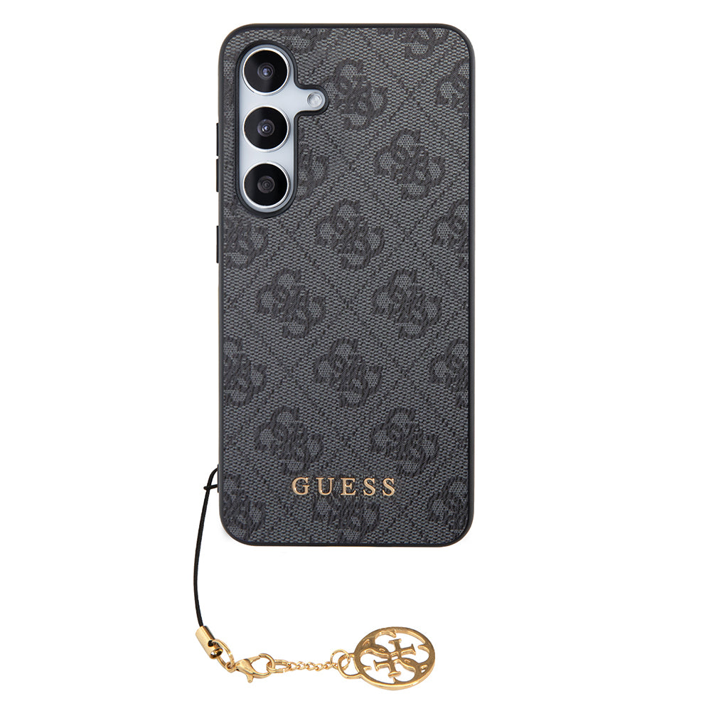 Hülle für Samsung Galaxy S24 S921, Guess, 4G Charm, Schwarz