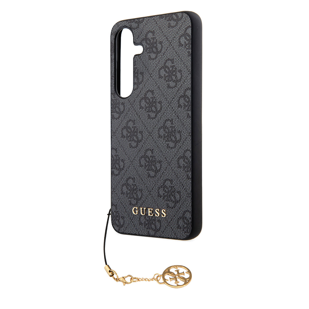 Hülle für Samsung Galaxy S24 S921, Guess, 4G Charm, Schwarz